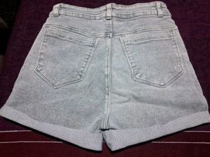 Classic Grey Shorts For Women