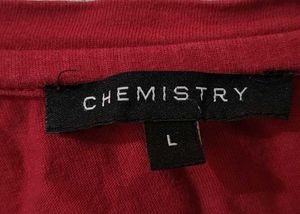 Red Embroidered Top