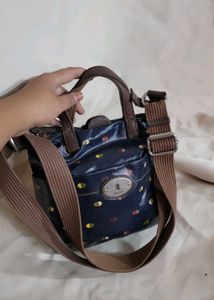 Fossil Key-Per Coated Canvas Crossbody
