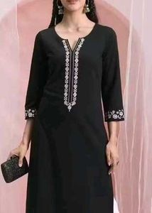 Elegant Black Kurta