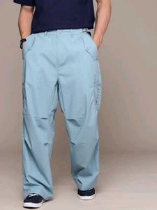 Roadster Light Blue Cargo Style Pants, 34 Size