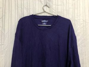 Russell Athletic Purple Long Sleeve T Shirt