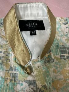 Kora Party Wear Kurta Set For 6 Year Old Boy.