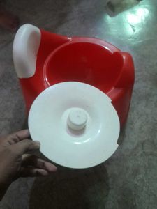 Red &amp; White Potty Chair