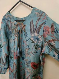 Floral Print Kurta
