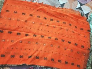 Elegant Orange Saree