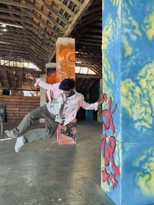 Pink Denim unisex Jacket