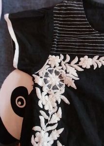 Elegant Black Kurta
