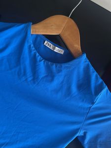 Zara Blue Crop Top
