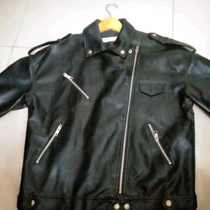 Black Racing Leather Jacket