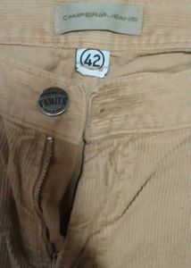 Velvet Cargo Bellbottom Baggy Jean