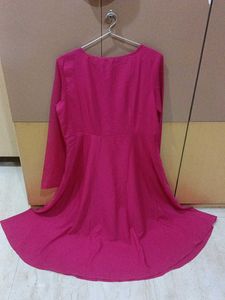 Elegant FabGalaxy Anarkali Pink Kurta