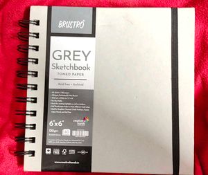 Brustro Grey Toned Paper Sketchbook