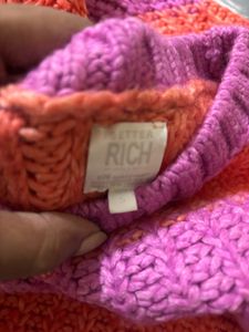 Cute Color blocked Knit Sweater