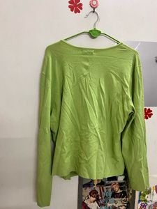 Green Knit Cardigan