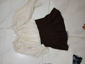 White Brown Top