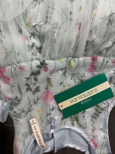 Floral Dress with Headband(18-24) Months Baby