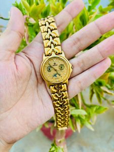Swistar Moonphase 22k Gold Plated Limited Edition