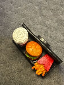 Burger, Fries &amp; Coke Fridge Magnet