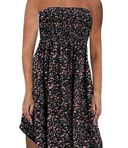 Floral Tube Mini Dress