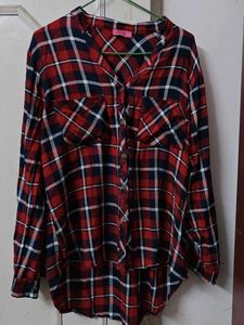 Red Check Shirt Women