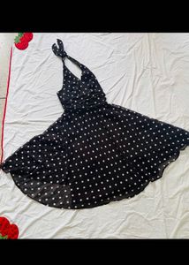 Gathered Halter Neck