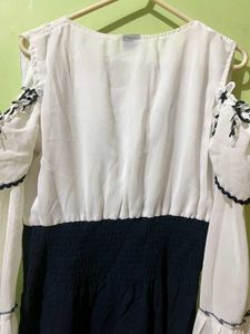 Chic Cold Shoulder Dress