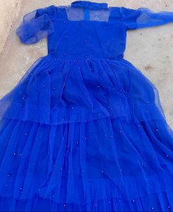 Blue gown for women and girls