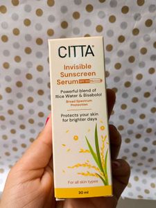 CITTA Invisible Sunscreen Serum SPF 50