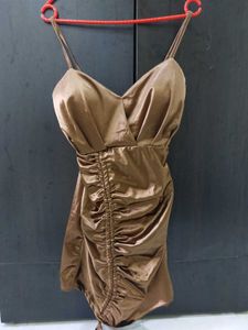 Brown Mini Dress