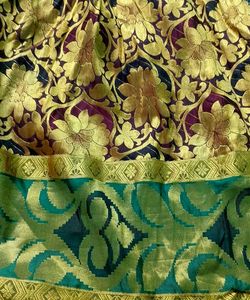 Beautifully Stitched Frock From Pattu Saree