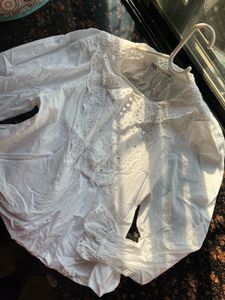 Peter pan collar zara top