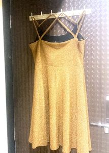Sparkling Gold Party Dress