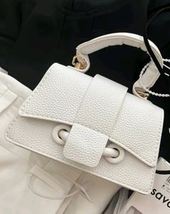 Savana White Mini Crossbody Bag
