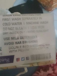 Buy  Double Bedsheet With Pillow Cover