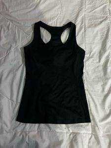 Classic Black GymTop Sleek And  Comfortable