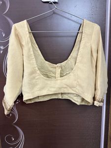 Golden Ready-Made Blouse