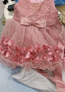 Pink Floral Toddler Dress