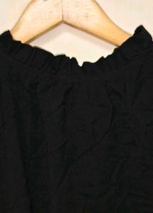 Trendy New Black Cotton Top For Women