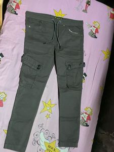 Men&#39;s Grey Casual Trousers