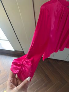 Hot Pink Party Top From Zara