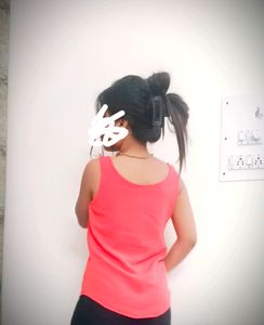 Peach Colour Tank Top 😃