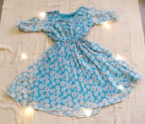Summer Korean Floral Dress💙