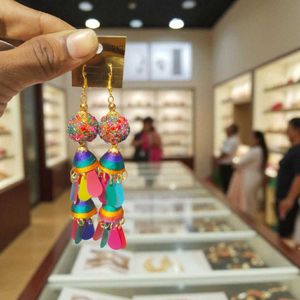 Colorful Tassel Drop Earrings