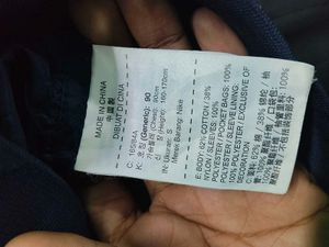 Nike Navy Blue Windbreaker Unisex Jacket