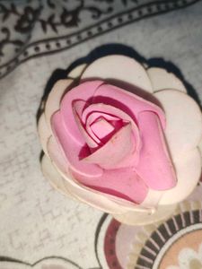 Pink Flower Hair Clip