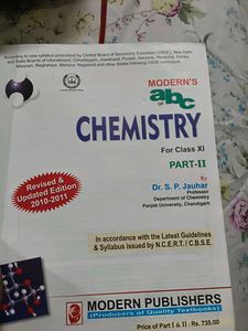 Modern&#39;s abc Chemistry Class XI Part-II