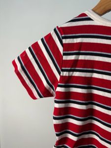 Striped Crop Top