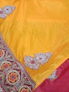 Gorgeous Yellow Saree