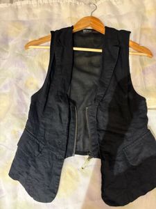 Stylish Black Imported Vest